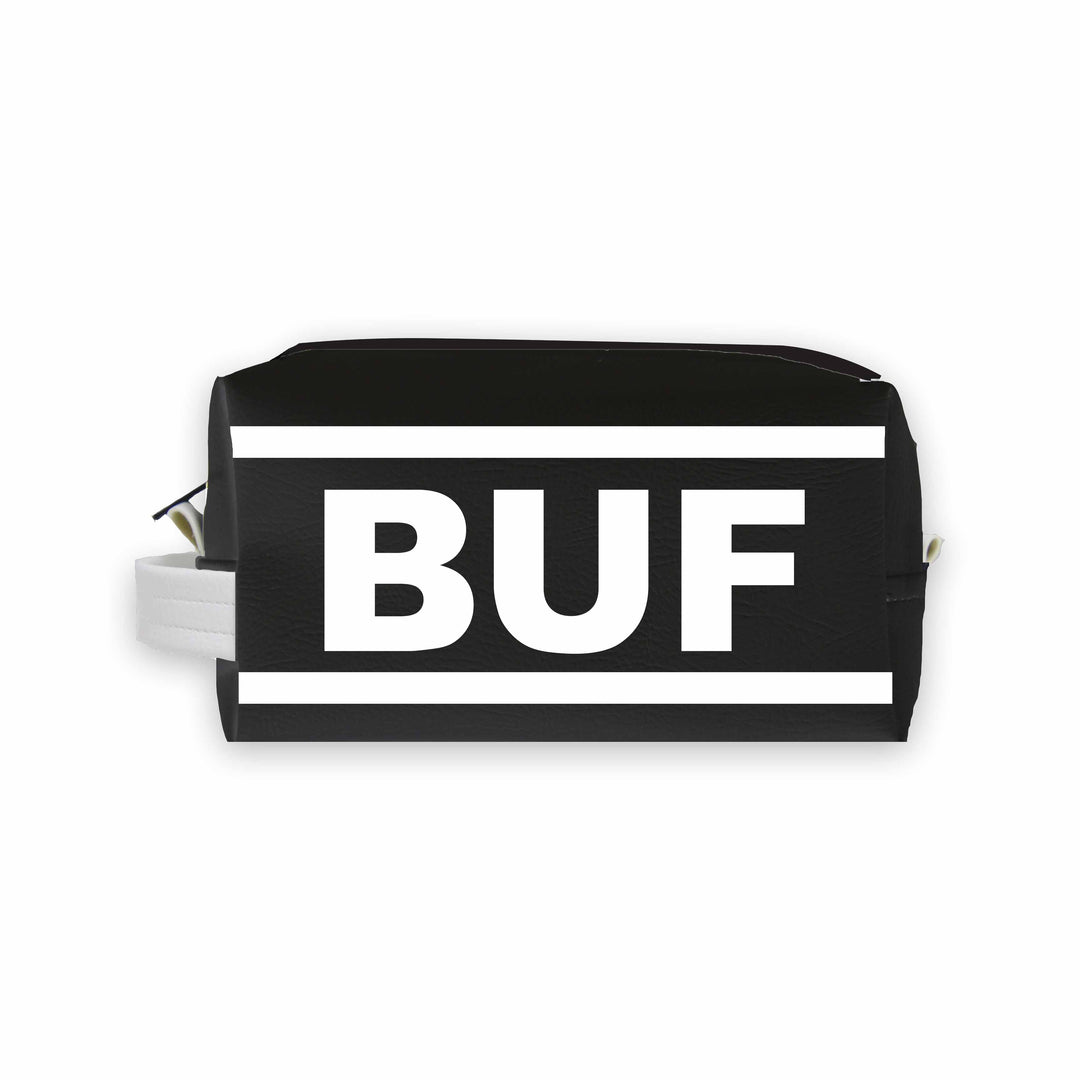 BUF (Buffalo) City Abbreviation Travel Dopp Kit Toiletry Bag
