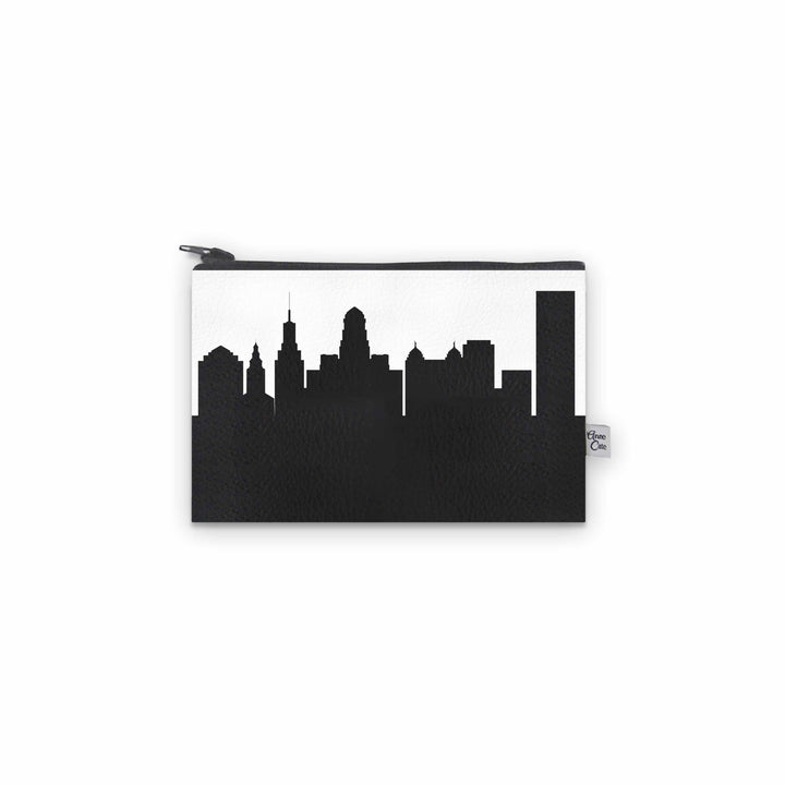 Buffalo NY Skyline Vegan Leather Mini Wallet