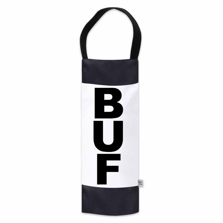 BUF (Buffalo) City Abbreviation Canvas Wine Tote