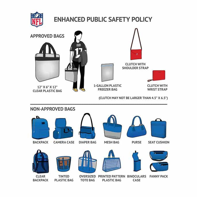 Clear Game Day Handbag Stadium Approved Purse