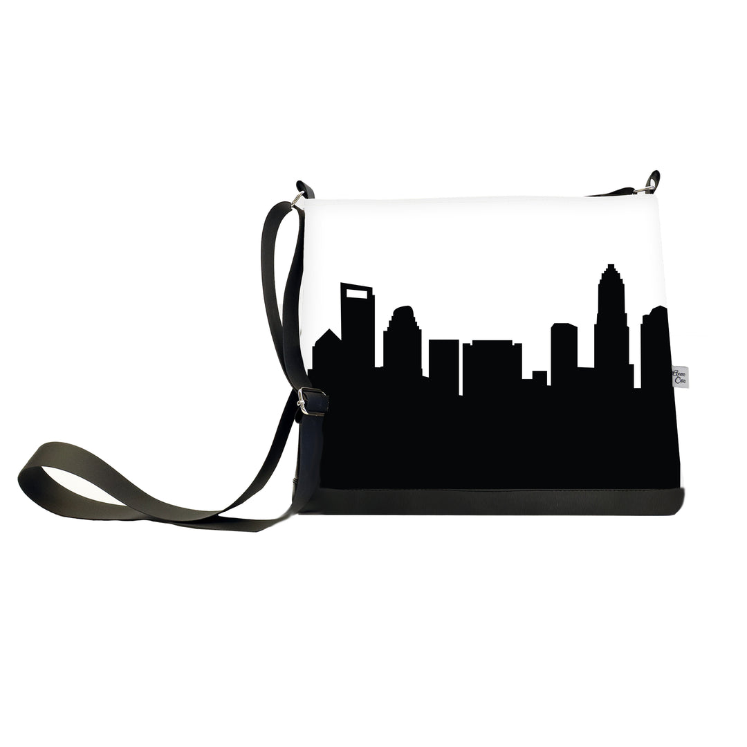 Charlotte NC Skyline Crossbody Bag