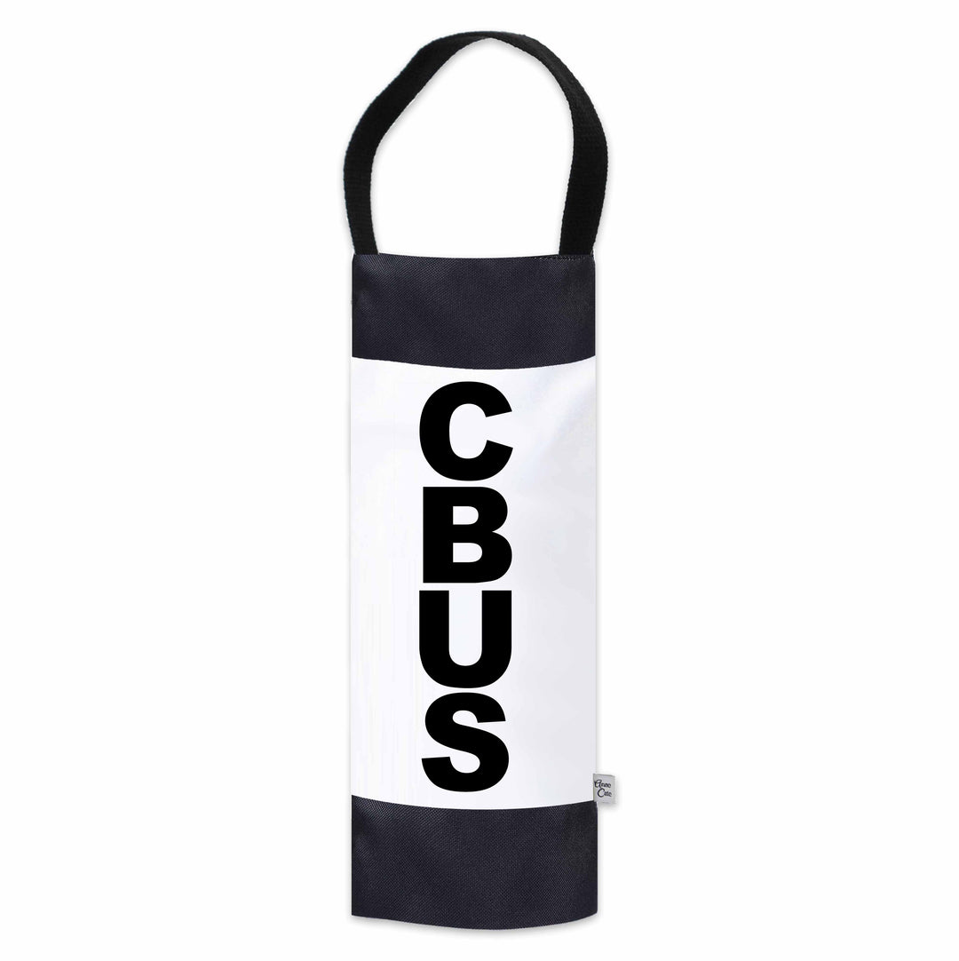 CBUS (Columbus) City Abbreviation Canvas Wine Tote