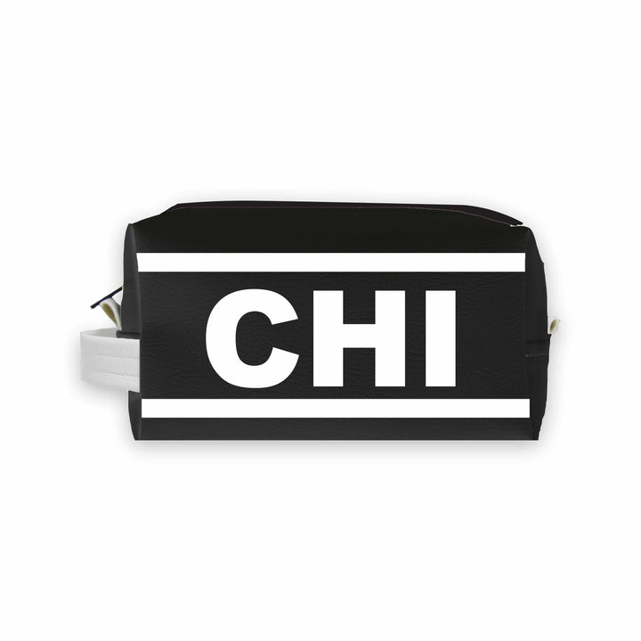 CHI (Chicago) City Abbreviation Travel Dopp Kit Toiletry Bag
