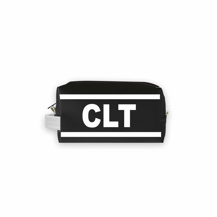 CLT (Charlotte) City Abbreviation Travel Dopp Kit Toiletry Bag