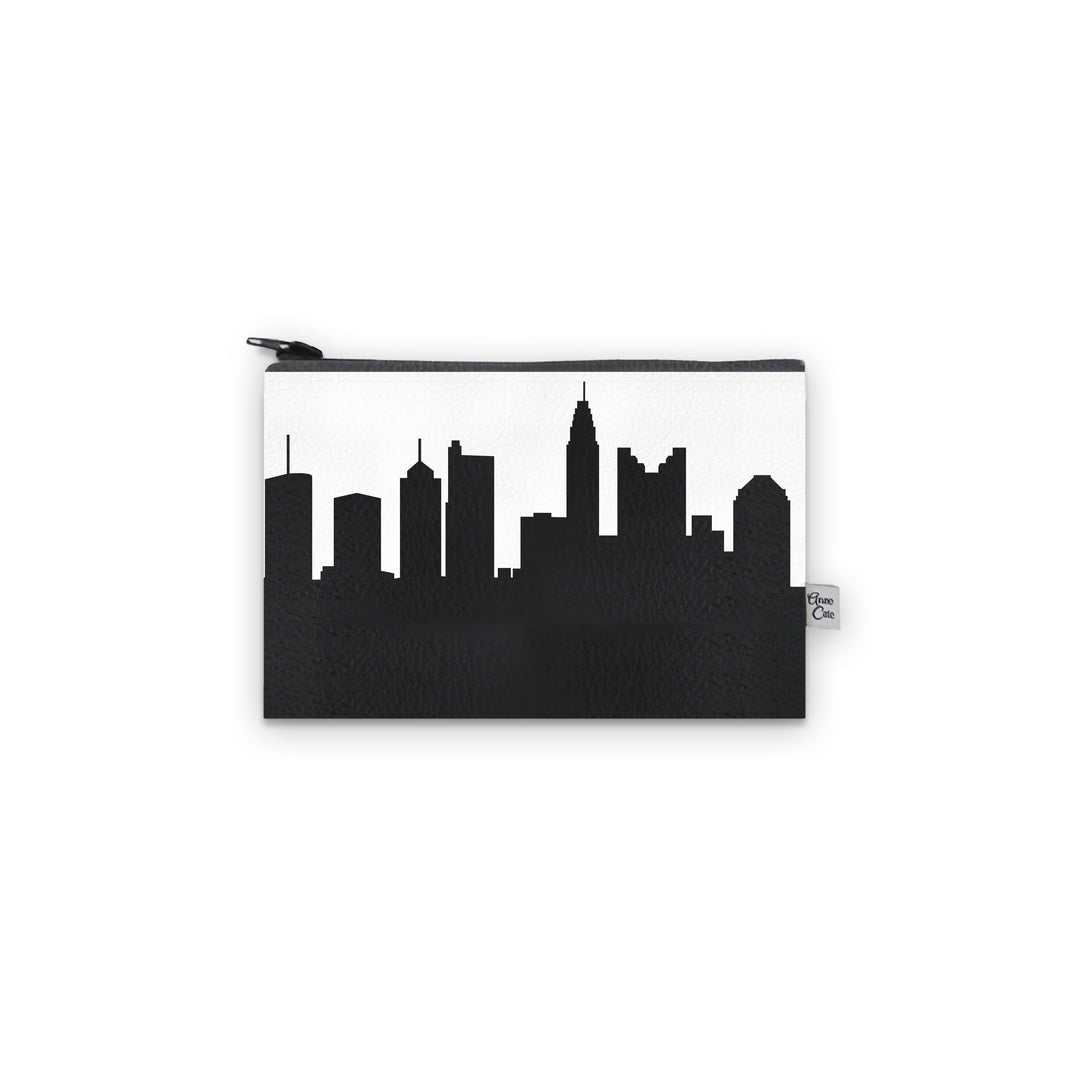Columbus OH Skyline Vegan Leather Mini Wallet