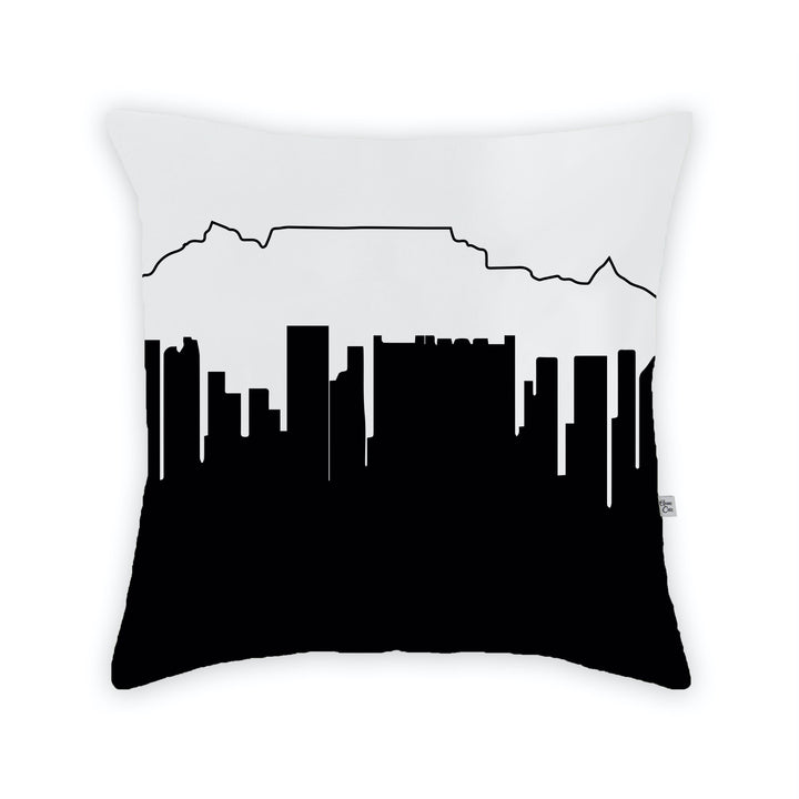Cape Town Africa Skyline Large Throw Pillow
