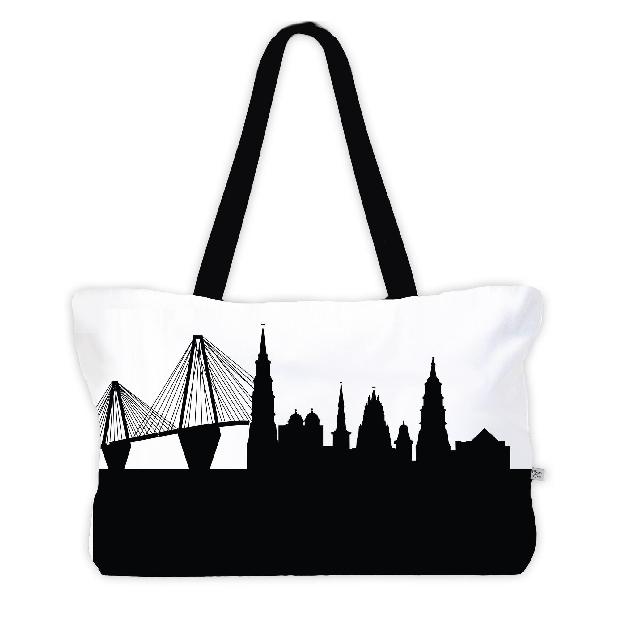 Charleston SC Skyline Weekender Tote-Anne Cate