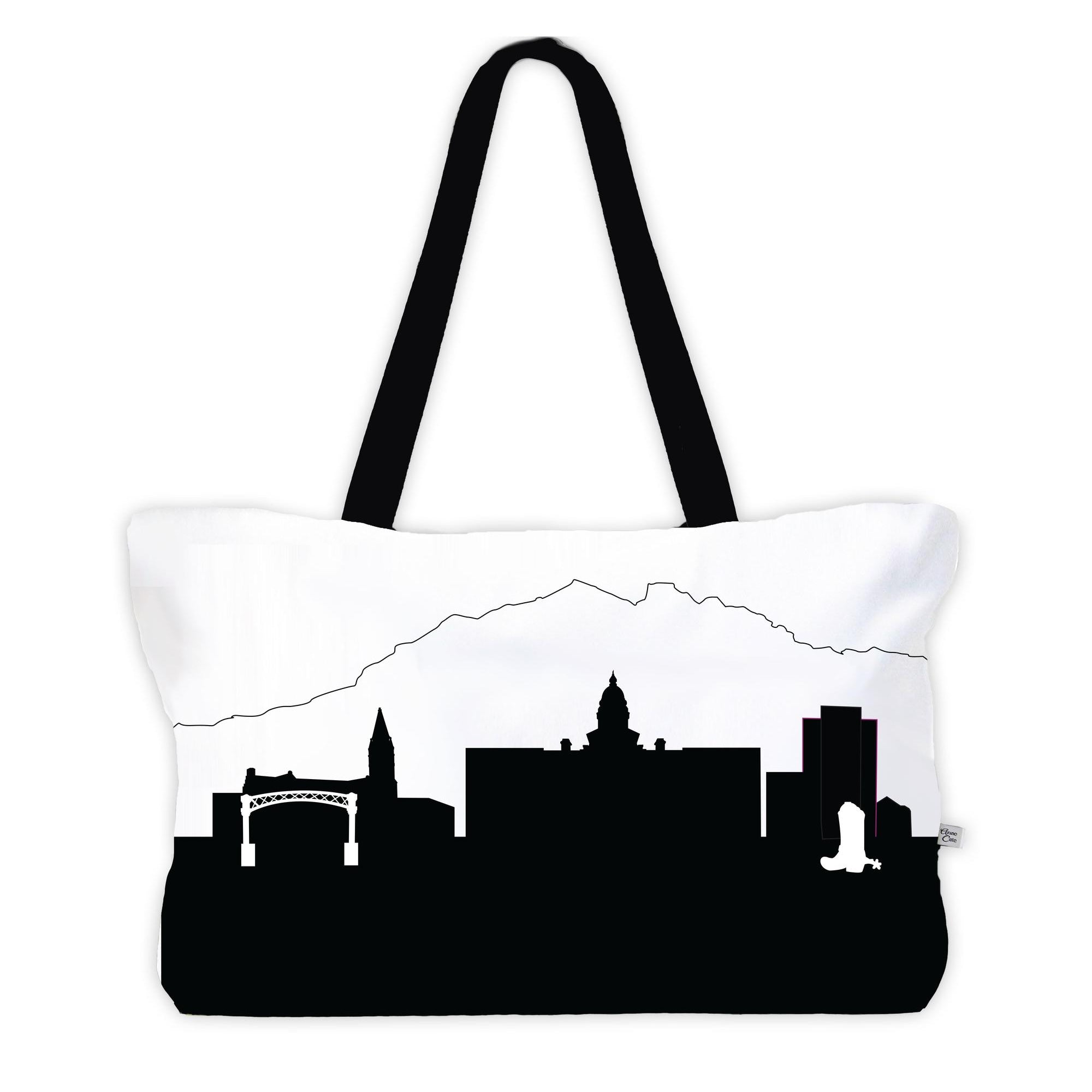 Cheyenne WY Skyline Weekender Tote-Anne Cate