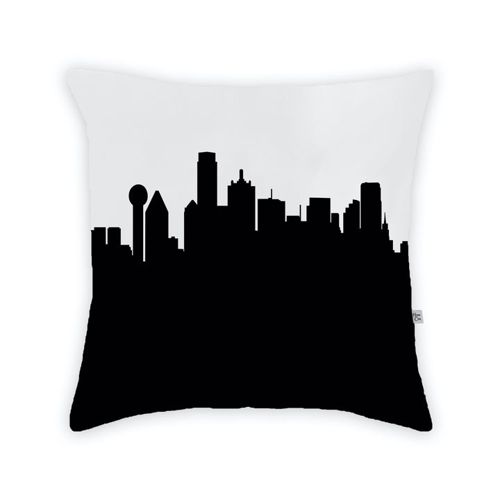 Dallas TX Skyline Large Throw Pillow