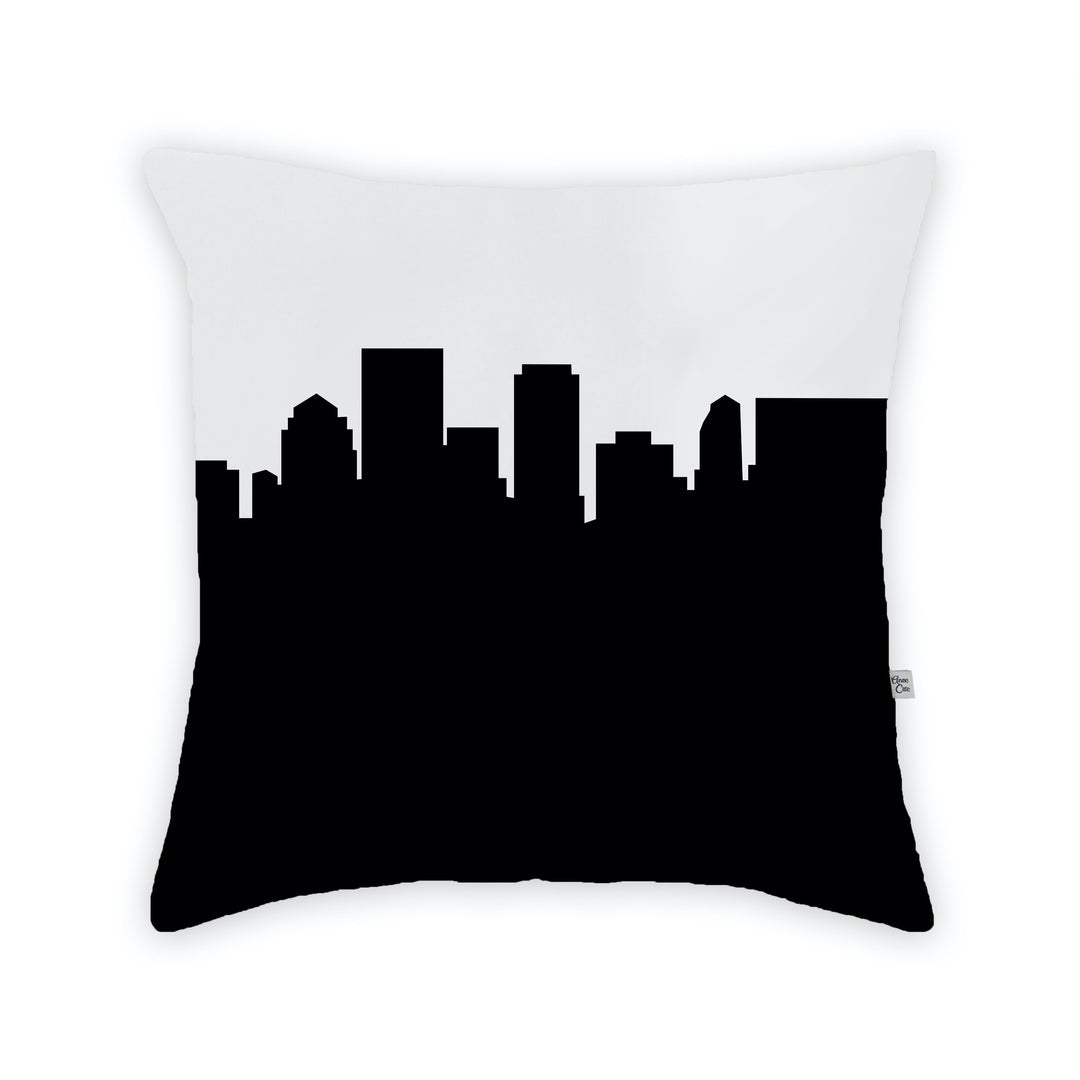 Dayton OH Skyline Large Throw Pillow