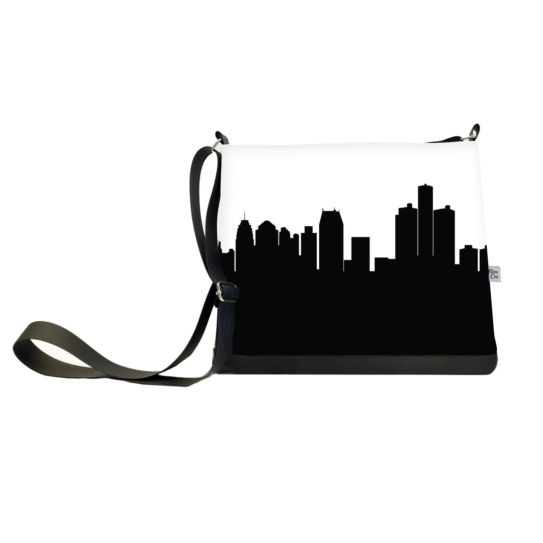 Detroit MI Skyline Crossbody Bag