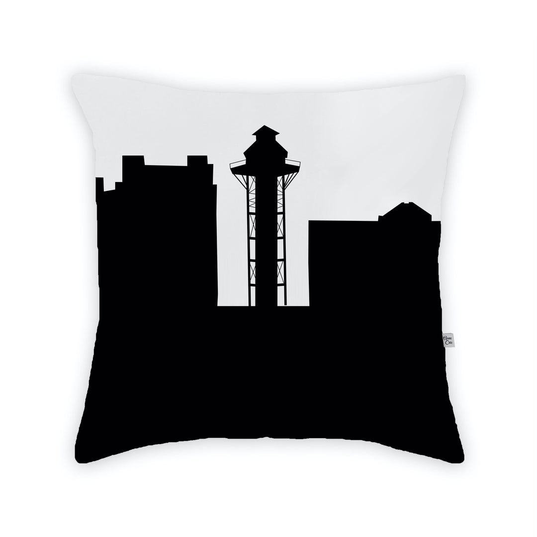 Erie PA Skyline Large Throw Pillow