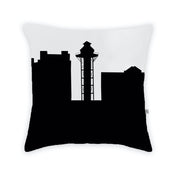 Erie PA Skyline Large Throw Pillow-Anne Cate