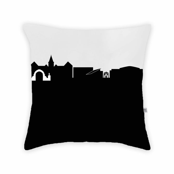 Findlay OH Skyline Large Throw Pillow