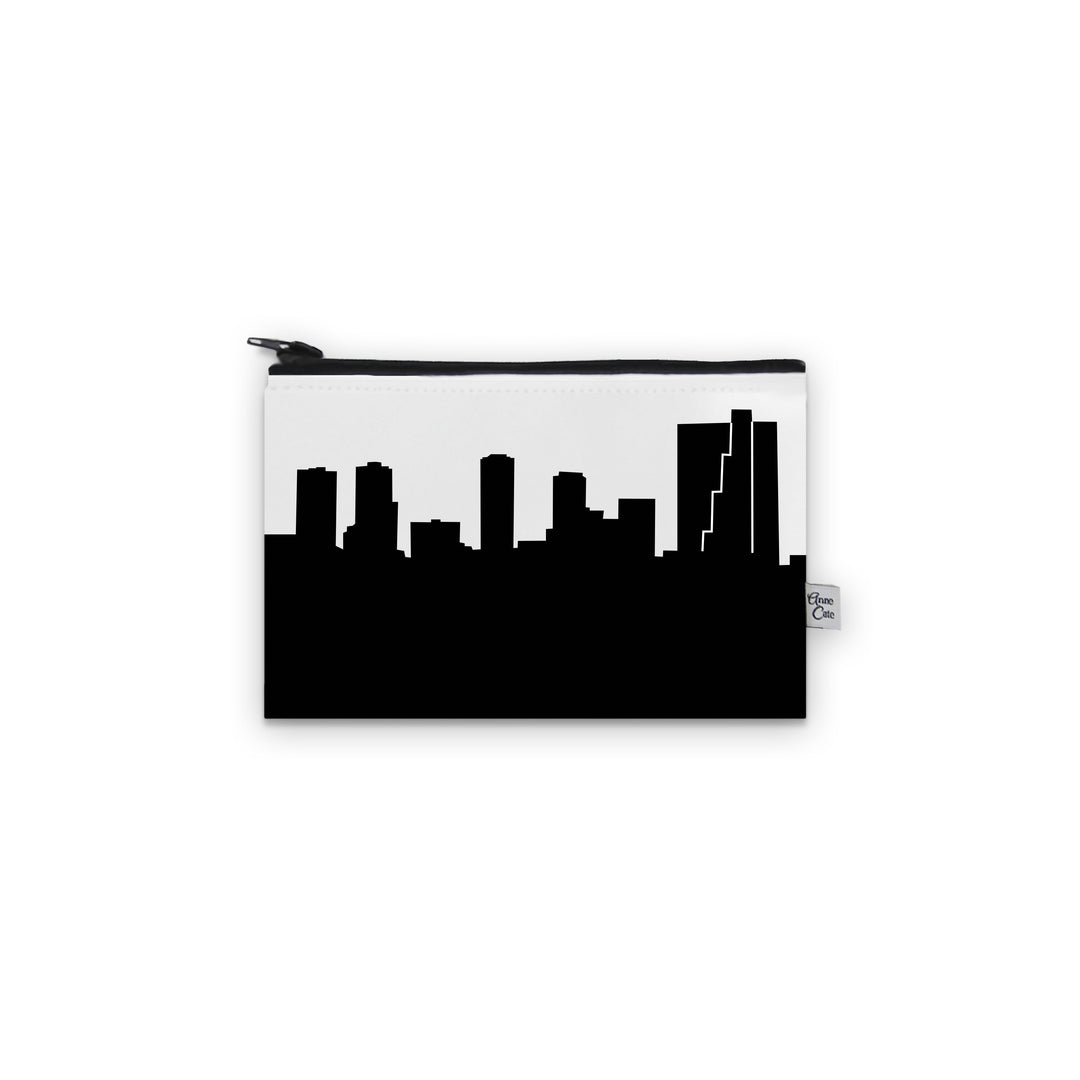 Fort Worth TX Skyline Canvas Mini Purse