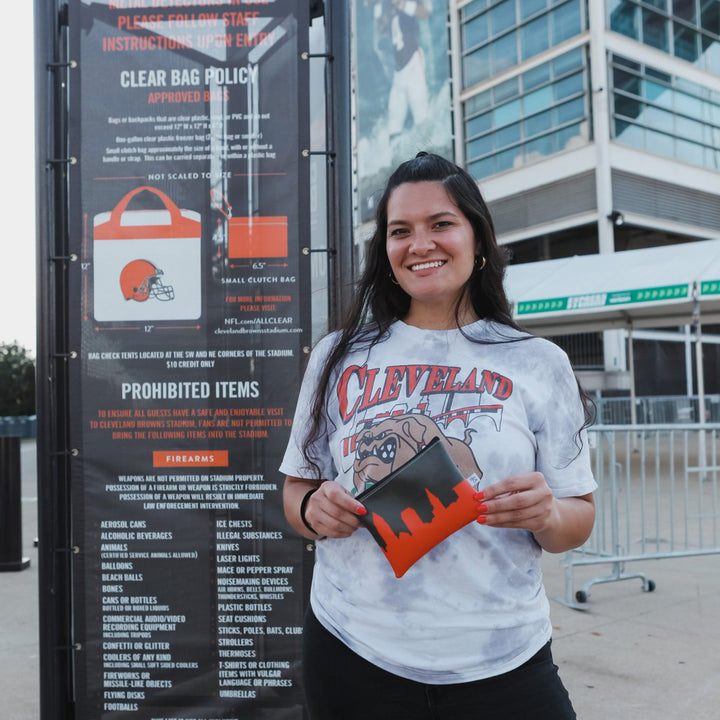 Berea OH Skyline Game Day Wristlet - Stadium Approved