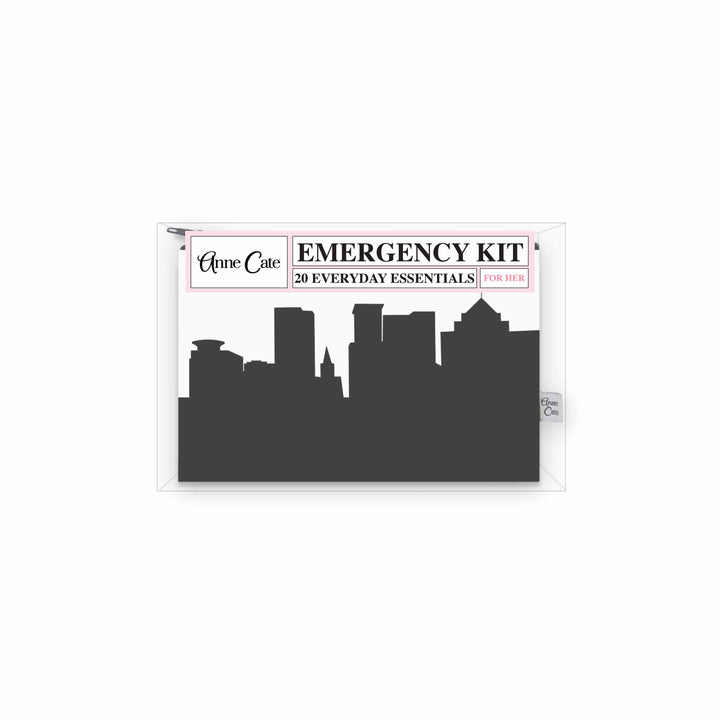 Greenville SC Skyline Mini Wallet Emergency Kit - For Her