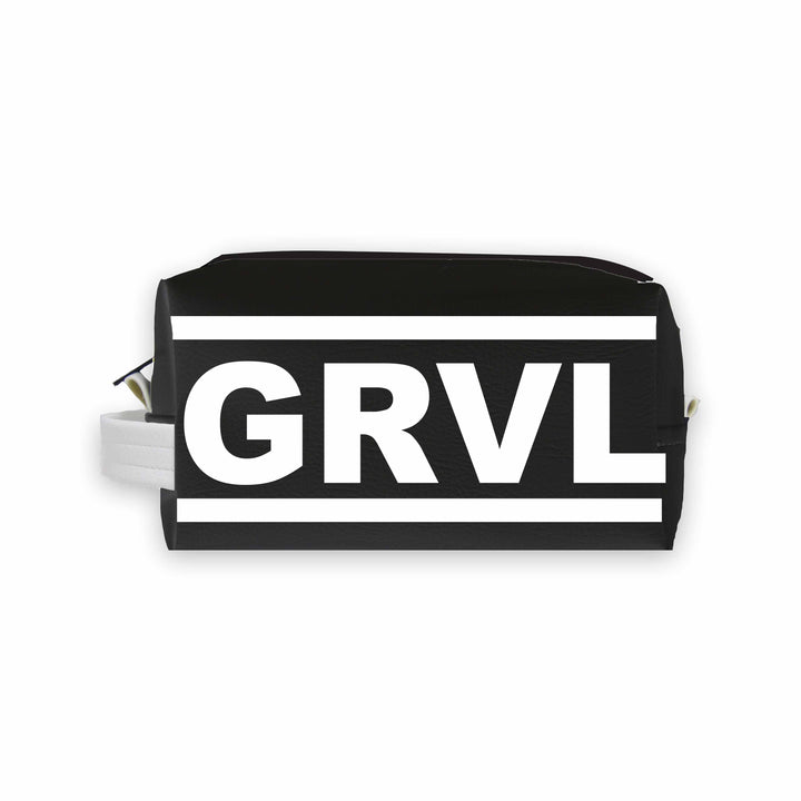GRVL (Greenville) City Abbreviation Travel Dopp Kit Toiletry Bag