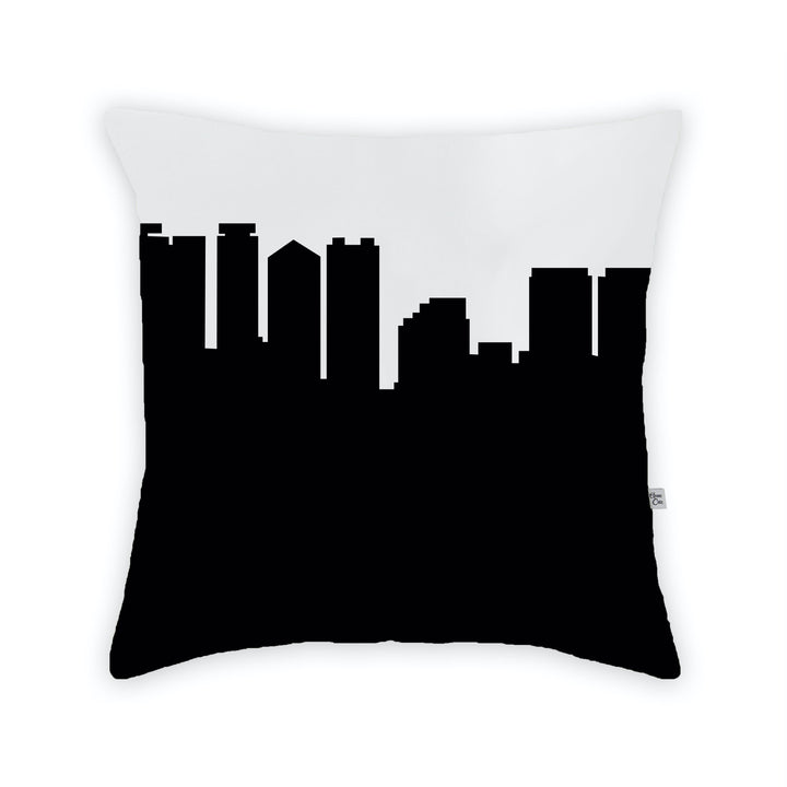 Honolulu HI Skyline Large Throw Pillow