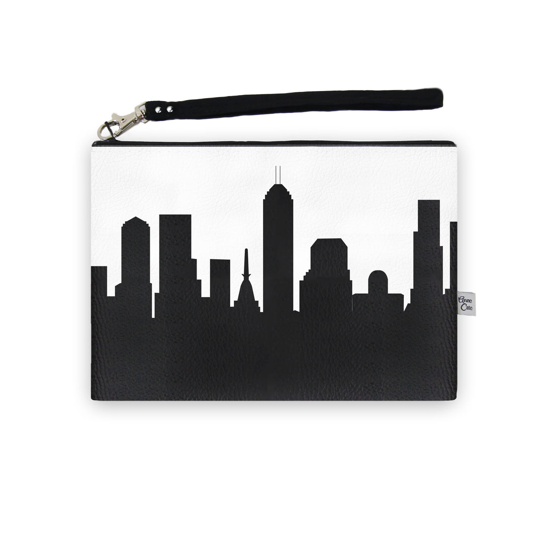 Indianapolis IN Skyline Wristlet Clutch Purse
