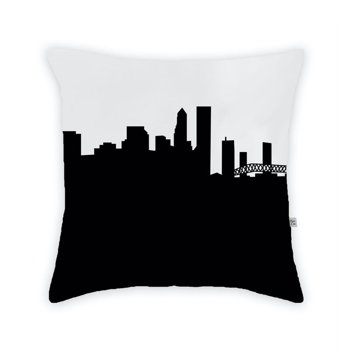 Jacksonville FL Skyline Large Throw Pillow
