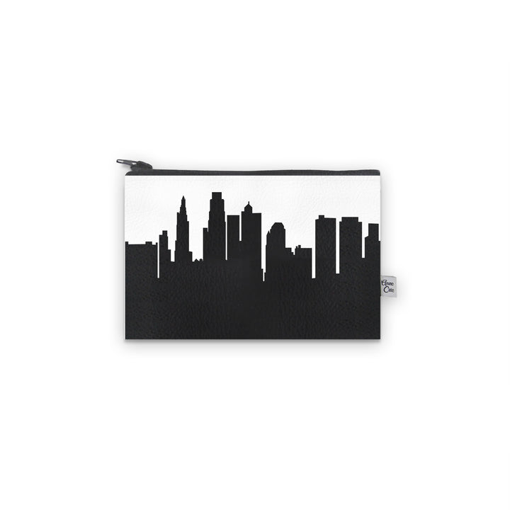 Kansas City MO Skyline Vegan Leather Mini Wallet
