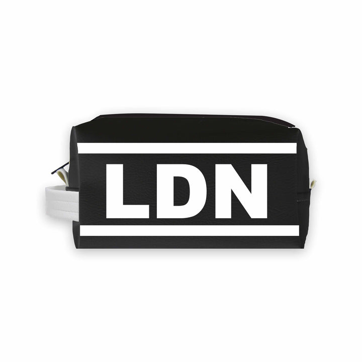 LDN (London) City Abbreviation Travel Dopp Kit Toiletry Bag
