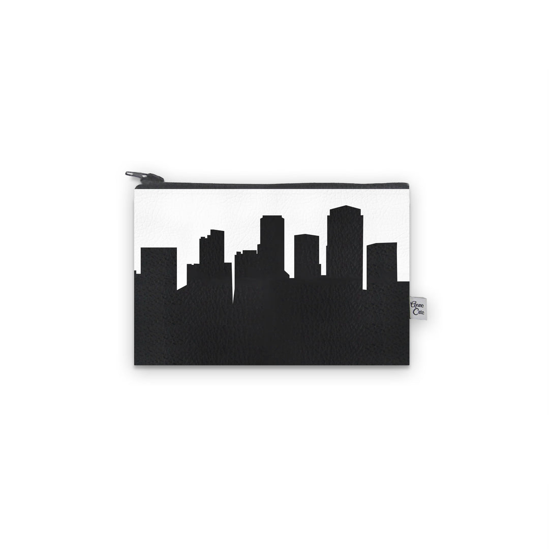 Little Rock AR Skyline Vegan Leather Mini Wallet