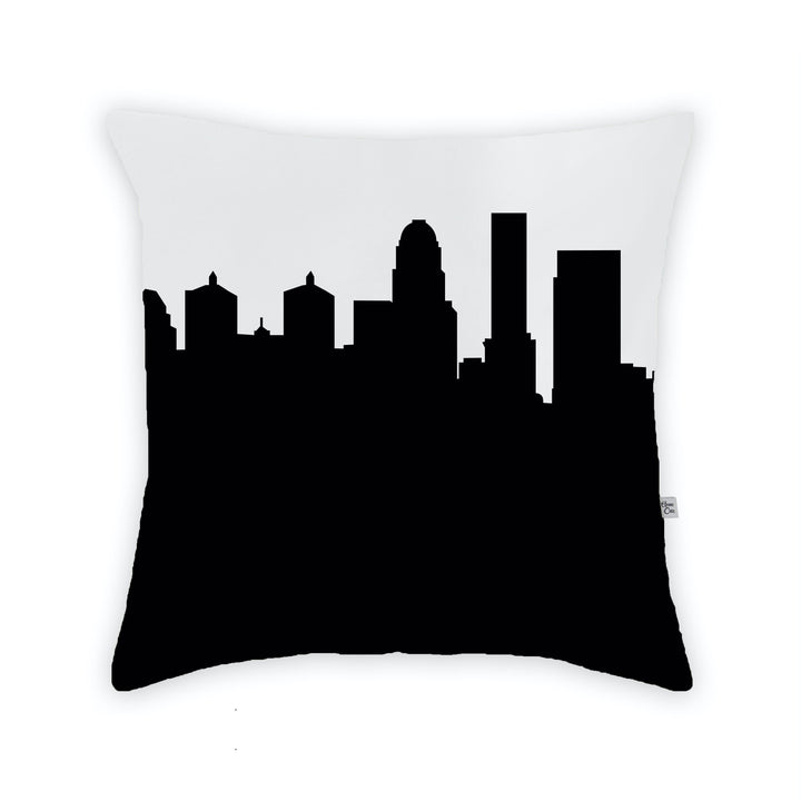 Louisville KY Skyline Large Throw Pillow