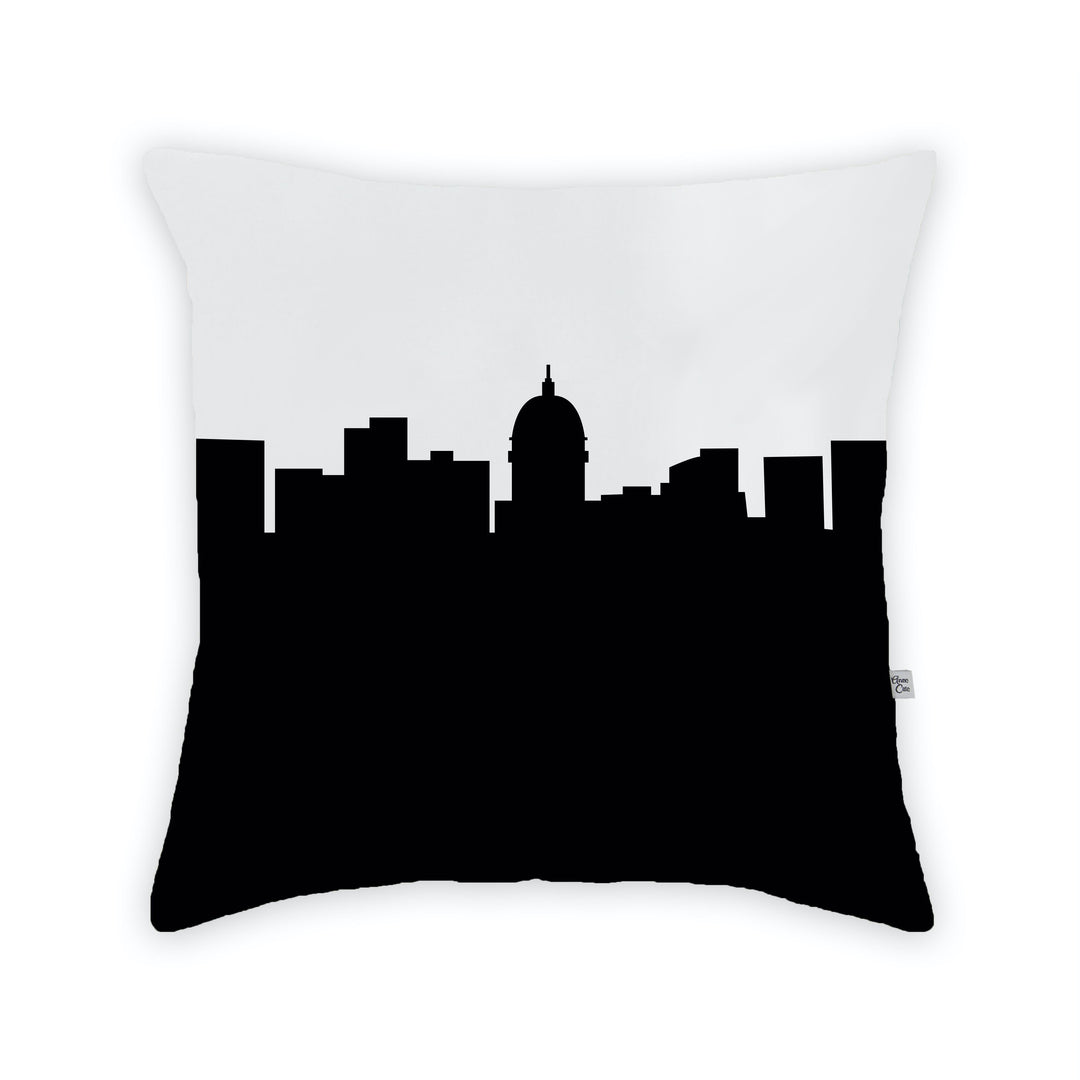 Madison WI Skyline Large Throw Pillow