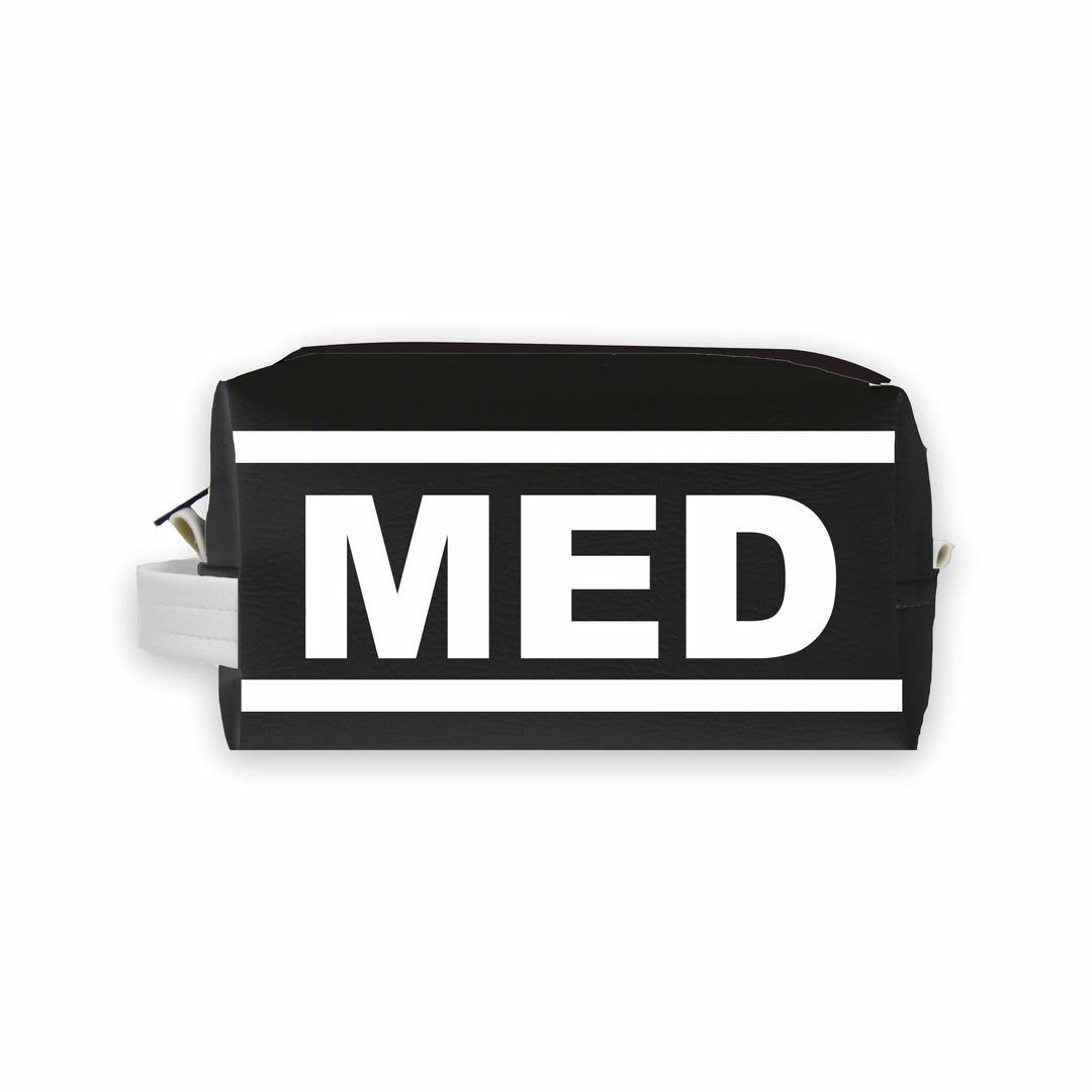 MED (Medina) City Abbreviation Travel Dopp Kit Toiletry Bag