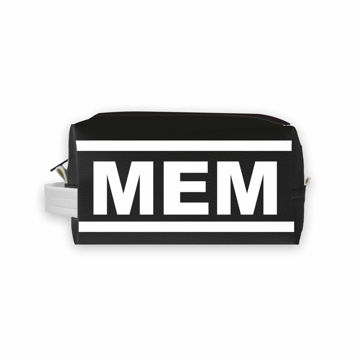 MEM (Memphis) City Abbreviation Travel Dopp Kit Toiletry Bag
