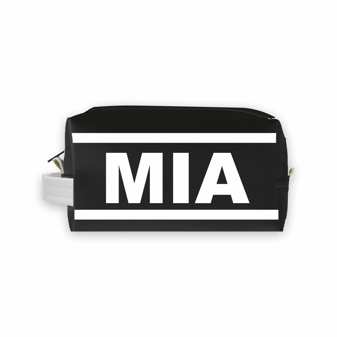 MIA (Miami) City Abbreviation Travel Dopp Kit Toiletry Bag