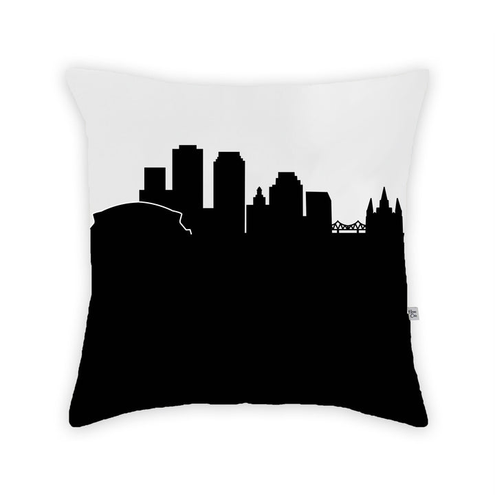 New Orleans LA Skyline Large Throw Pillow