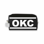 OKC (Oklahoma City) City Abbreviation Travel Dopp Kit Toiletry Bag-Anne Cate