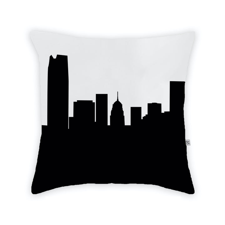 Oklahoma City OK Skyline Large Throw Pillow