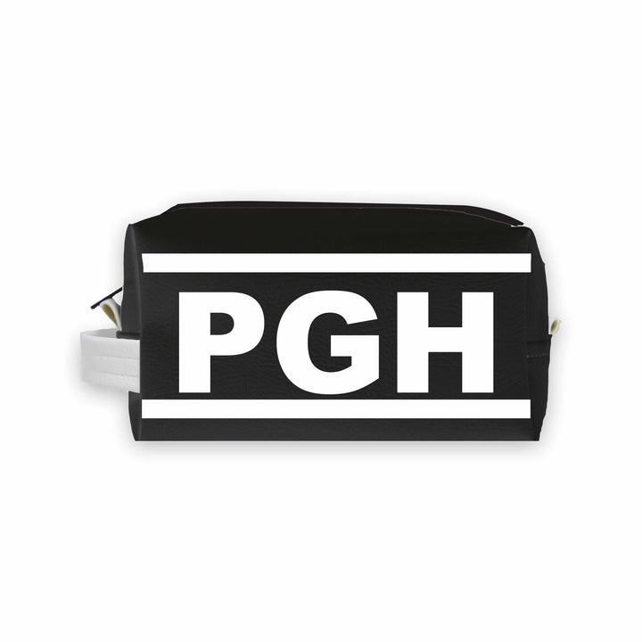 PGH (Pittsburgh) City Abbreviation Travel Dopp Kit Toiletry Bag