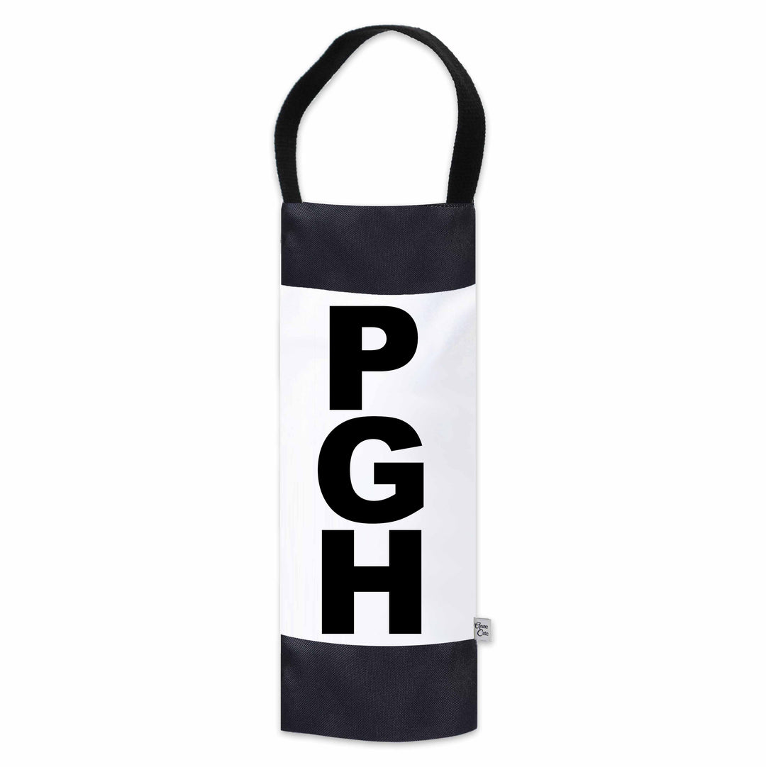 PGH (Pittsburgh PA) Block Letter Wine Tote