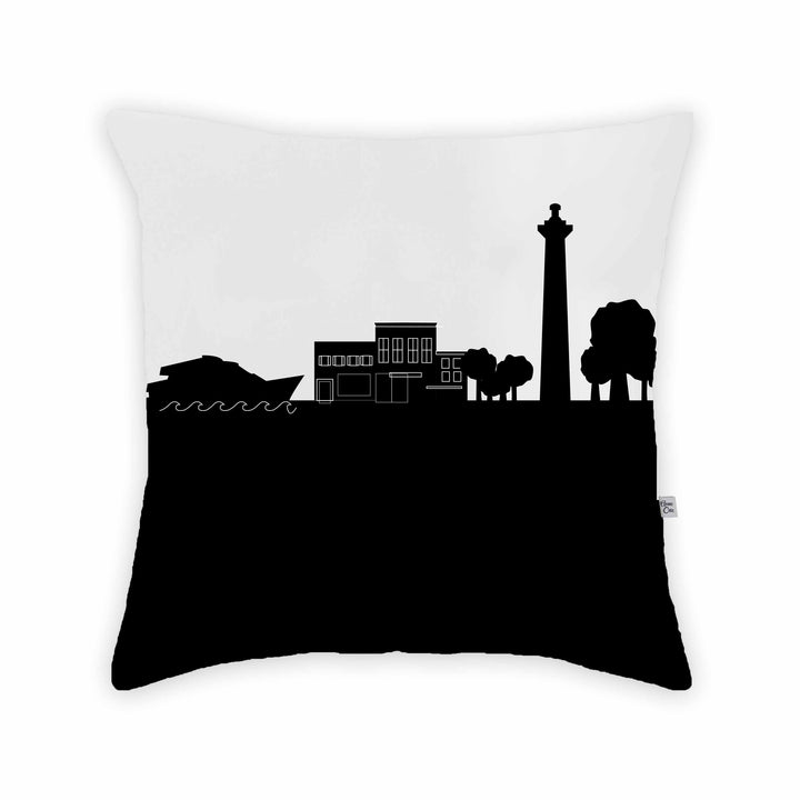 Put in Bay OH Skyline Large Throw Pillow