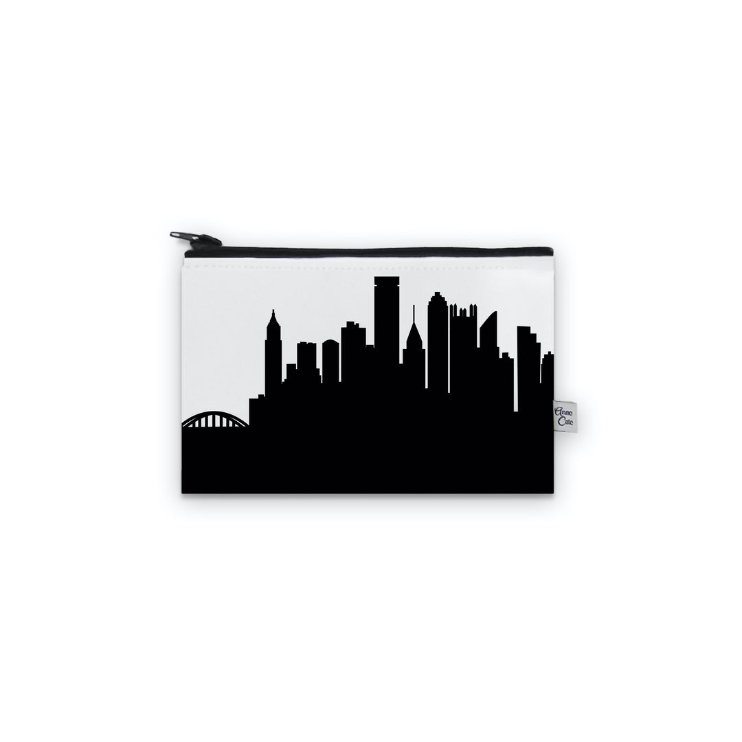 Pittsburgh PA Skyline Canvas Mini Purse