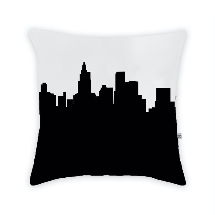 Providence RI Skyline Large Throw Pillow
