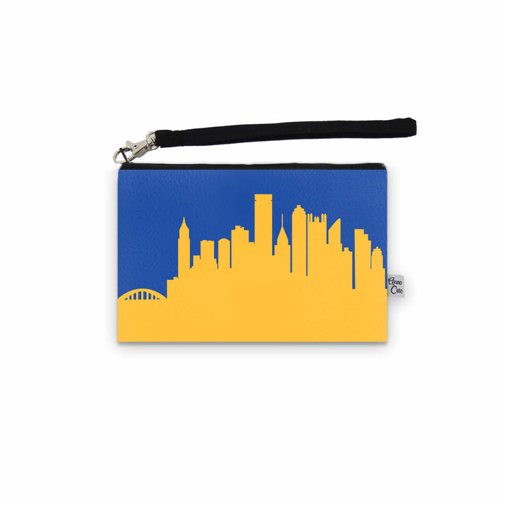 Pittsburgh PA Skyline Game Day Wristlet - Stadium Approved