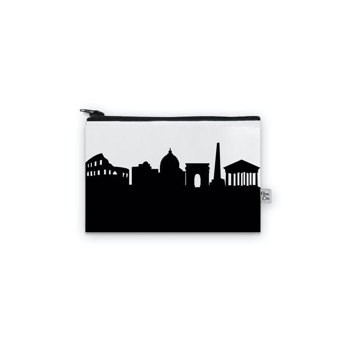 Rome Italy Skyline Canvas Mini Purse