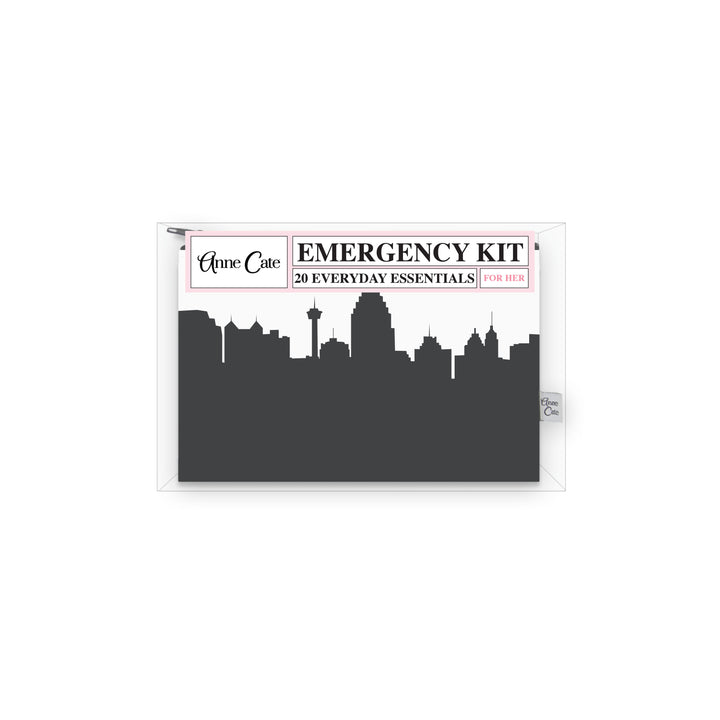 San Antonio TX Skyline Mini Wallet Emergency Kit - For Her