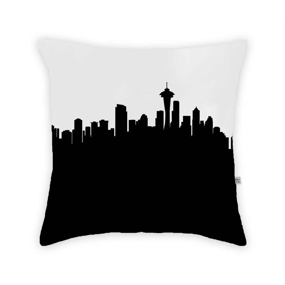 Seattle WA Skyline Large Throw Pillow