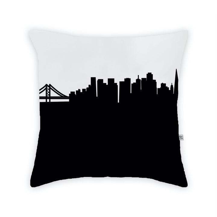San Francisco CA Skyline Large Throw Pillow