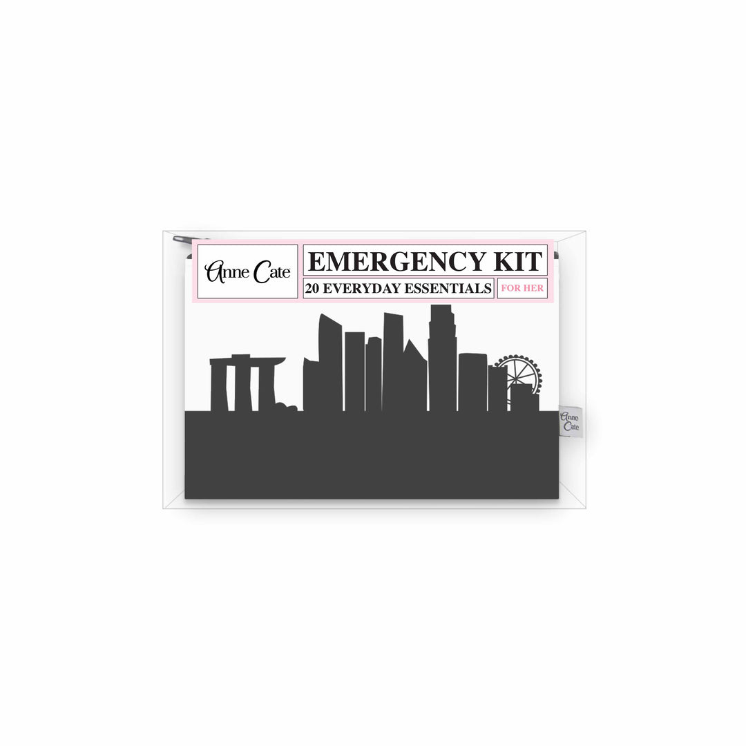 Singapore Skyline Mini Wallet Emergency Kit - For Her