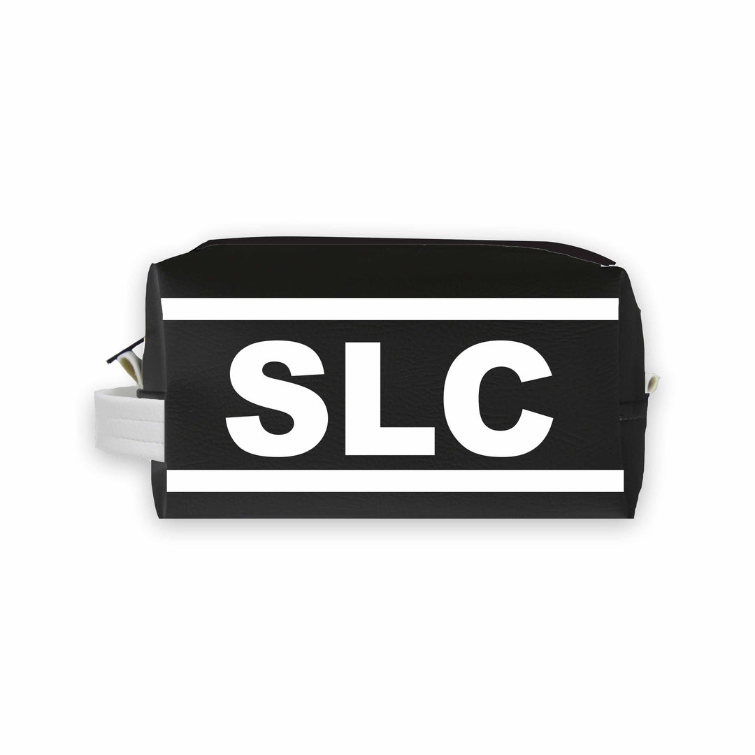 SLC (Salt Lake City) City Abbreviation Travel Dopp Kit Toiletry Bag
