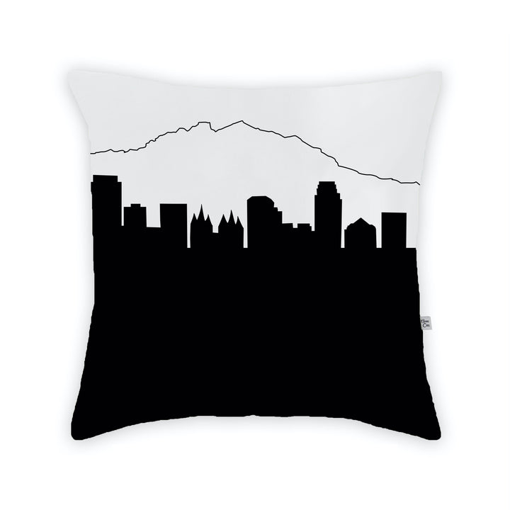 Salt Lake City UT Skyline Large Throw Pillow