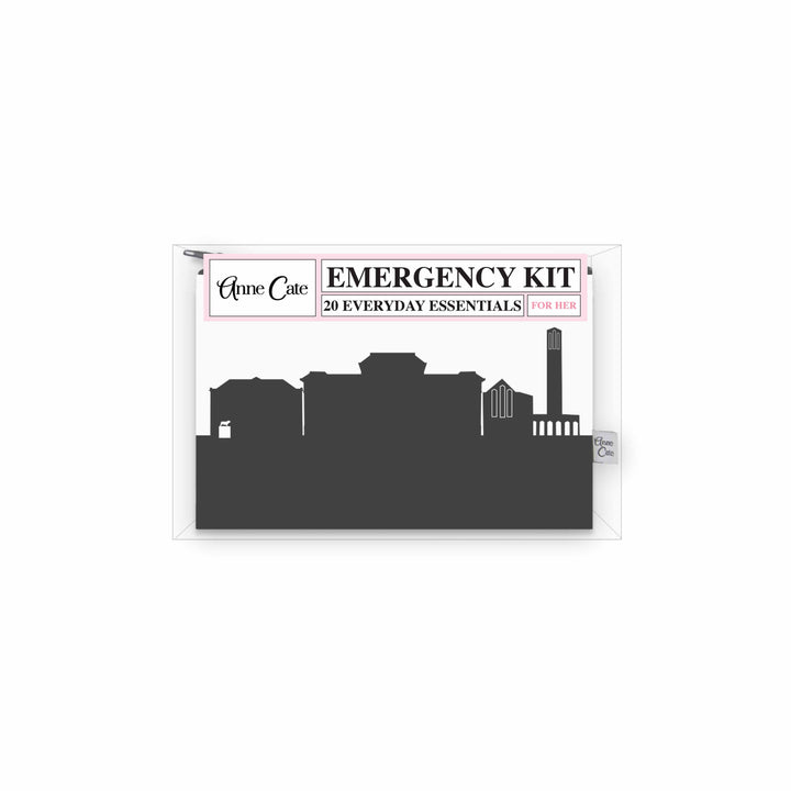 Starkville MS (Mississippi State University) Skyline Mini Wallet Emergency Kit - For Her